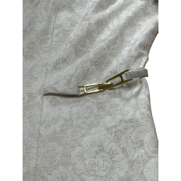 Perceptions Womens Floral Textured Jacket Size 14 Rayon/Polyester/Linen Blend - Picture 3 of 12